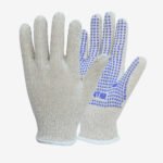 Dotted hand gloves
